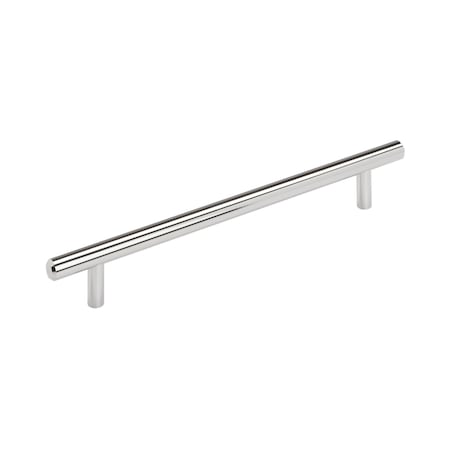 Amerock Bar Pulls 7-9/16 in 192 mm Center-to-Center Polished Chrome Cabinet Pull BP4051826