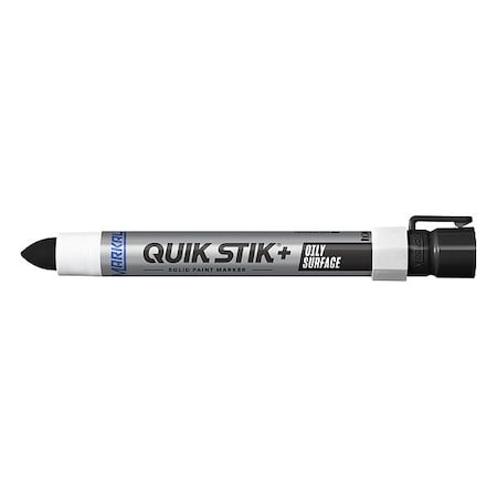 Markal Solid Paint Marker, 6 in L, Black, Paint 28883G