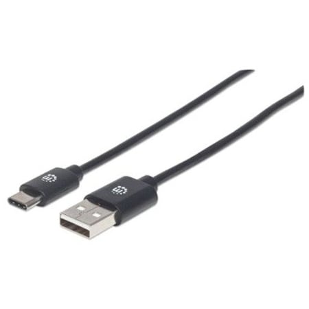 Manhattan MH USB C CABLE C-M TO A-M 353298