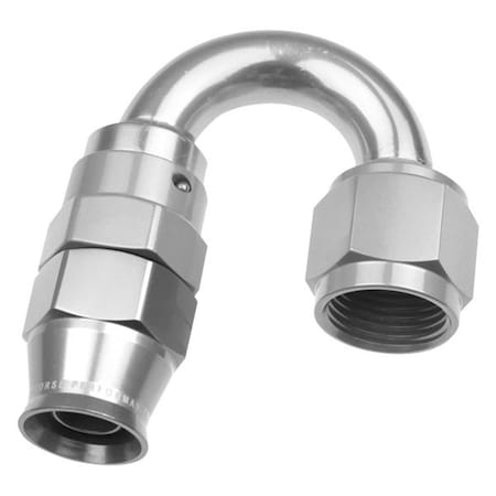 Red Horse Performance 1200 Series 06 AN Straight Reusable PTFE Hose End, Black RHP1200-06-2