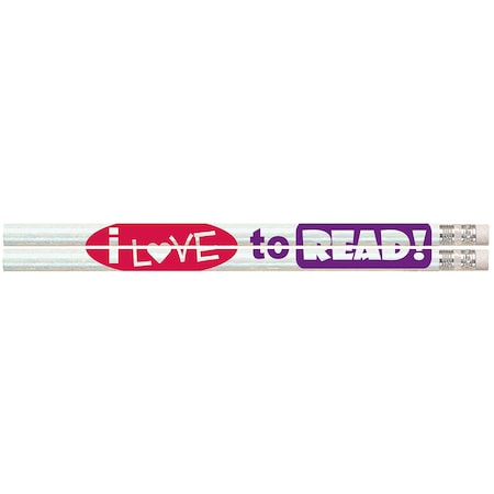 Musgrave Pencil Co I Love to Read! Motivational Pencil, 144PK MUS1486G