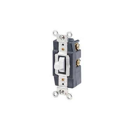 Leviton AC Quiet Switch, White, 4.1 in H 1256-W