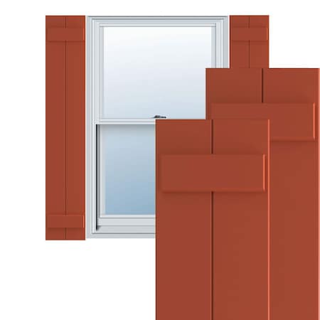 Ekena Millwork True Fit PVC, Two Board Joined Board-n-Batten Shutters, Colorful Leaves, 10 3/4W x 53H, PR TFP101BBF11X053CL