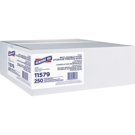 Genuine Joe 11.2 in L, 4.7 in W, 2.7 mil (69 Micron) Thick, Clear GJO11579