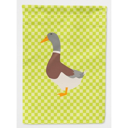 Carolines Treasures Saxony Sachsenente Duck Green Flag Garden Size BB7689GF