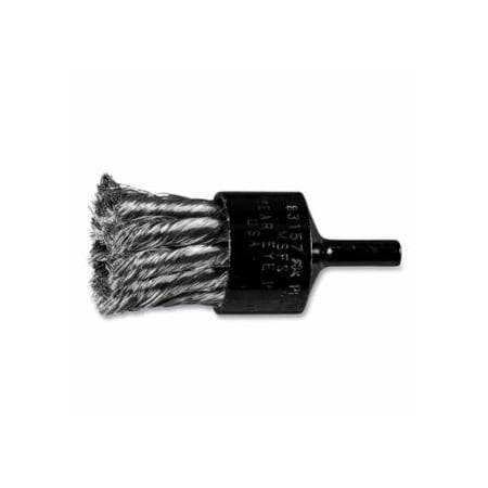 Pferd 1 inX1/4 inX.010 KNOT WIRE END BRUSH - STRAIGHT CUP, 10PK 419-83157