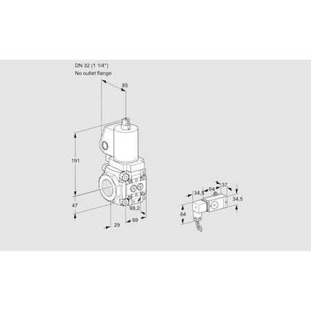 Honeywell Kromschroder VAS2T32/-N/NQGL KS88018542