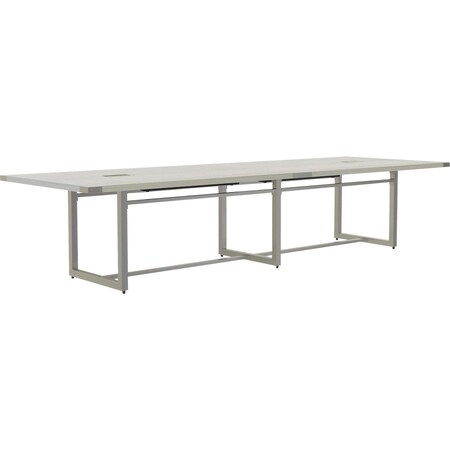 Mirella Conference Table, Steel Frame, Silver MRS12WAH