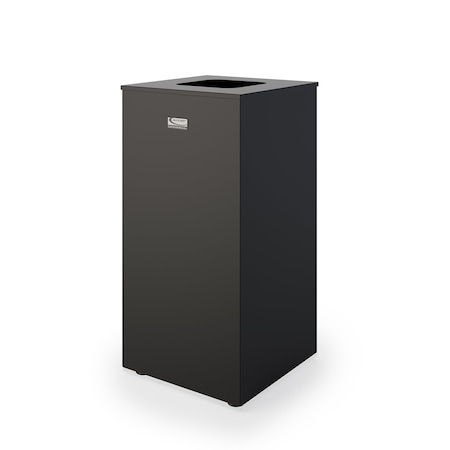 Suncast Commercial METAL 24 GALLON  SQUARE DECORATIVE TRASH CAN MTCSQ240