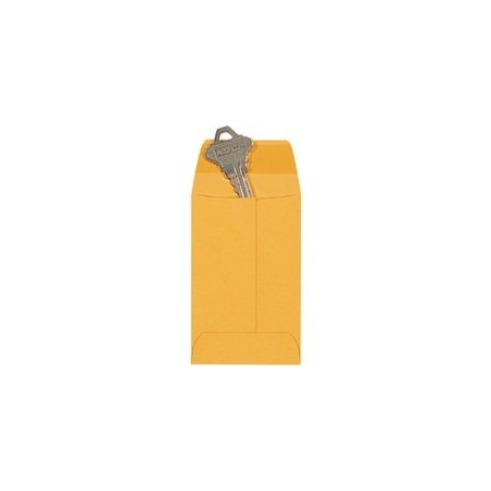 Bubblefast 5000-2 1/4 x 3 1/2'' Kraft Gummed Envelopes, 5000PK BFEN1028