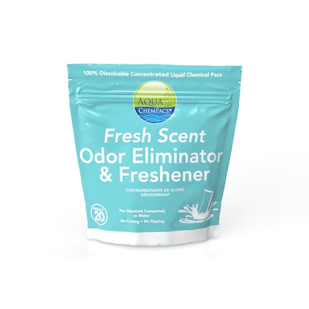 Aqua Chempacs Odor Elminator & Freshener/ Fresh Scent 4-0998