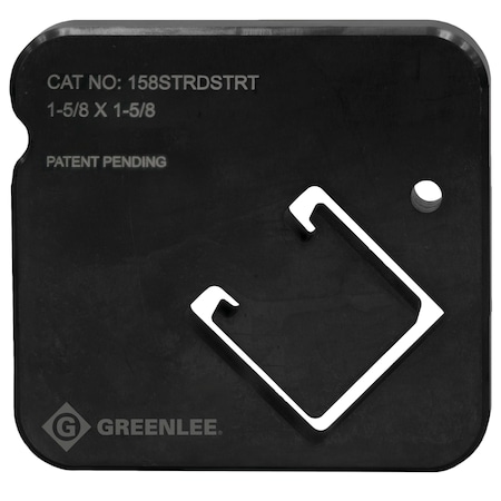 Greenlee Single Strut Dies, 1 5/8" L 158STRDSTRT