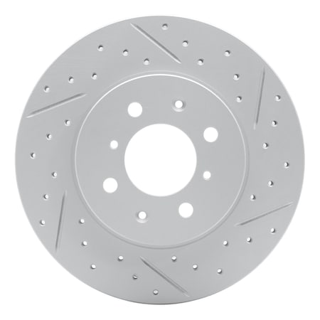 Dynamic Friction Co DFC Geoperformance Rotor - Drilled and Slotted 830-54063R