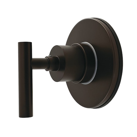 Kingston Brass Single-Handle Six-Way Diverter Valve with Round Trim Kit, Oil Rubbed Bronze KS4035CML