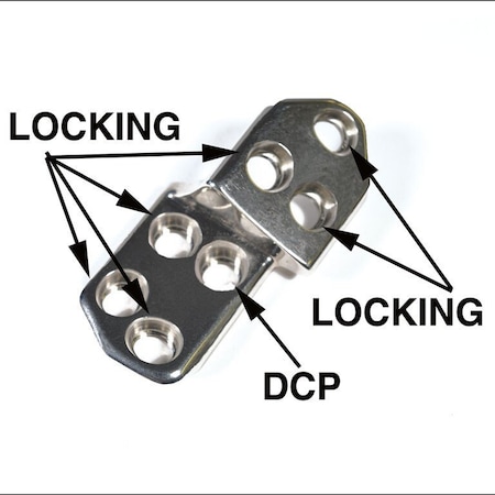 Jorgensen Laboratories 2.7 TPO/DPO Locking Plate 20 Right J1212R