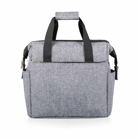 Picnic Time Family Of Brands On The Go Lunch Bag Cooler, Heathered Gray 510-00-105-000-0