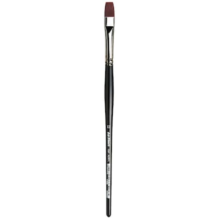 Da Vinci TOP-ACRYL Bright Red-Brown Brush, Synthetic, Acrylic & Oil, Flat, Series 7185K, Size 12 VA-7185K_12