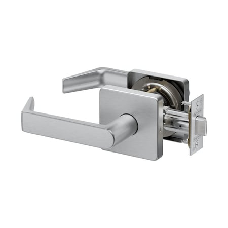 Schlage Grade 2 Passage Tubular Lock, Non-Keyed, Rhodes Lever, D Rose, Satin Chrome Finish PT10 RHOD 626