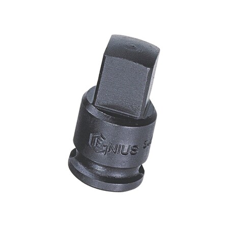 Genius Tools 3/8in Dr. Impact Adapter 3/8inF x 1 /2inM w/pin hole 340040