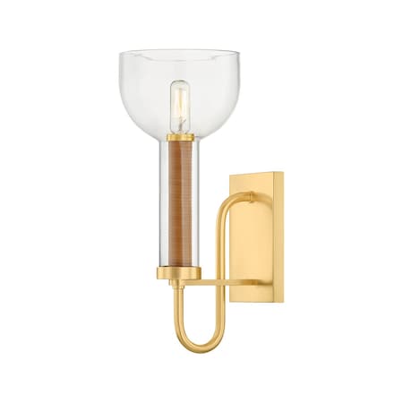 Hudson Valley Lighting Narrowsburg Wall Sconce in Aged Brass 2615-AGB