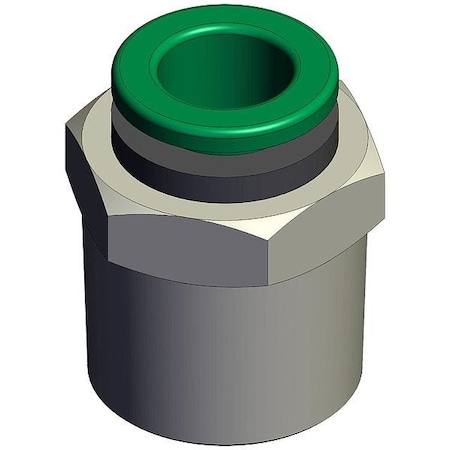 Smc Push-Fit Fitting, Straight KRH08-03S