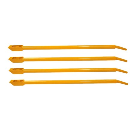 Mytee Products Combination Winch Bar, Powder Coated Yellow, 4PK CWBC-Paintedx4