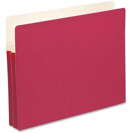 Smead File Pocket, StraightCut Tab, 134 Expansion, Letter Size, Red, 25 per Box 73221, Red SMD73221