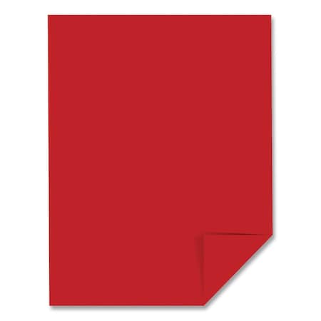 Astrobrights Color Cardstock, 65 lb Cover Stock, 8.5 x 11, Re-Entry Red, 2000PK 22751CT