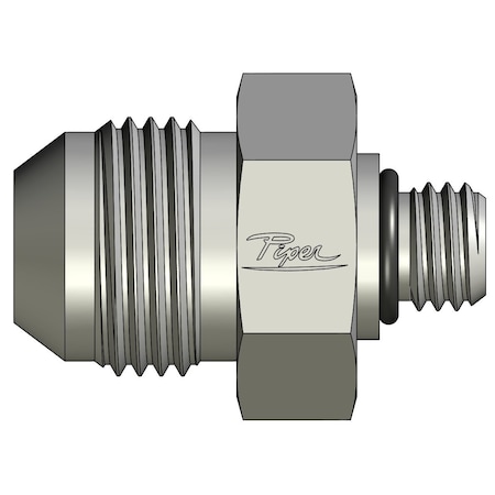 Piper Straight Thread Connector, 5/8in. Male JIC, 1/4in. Male O-Ring Boss 0700-10-04