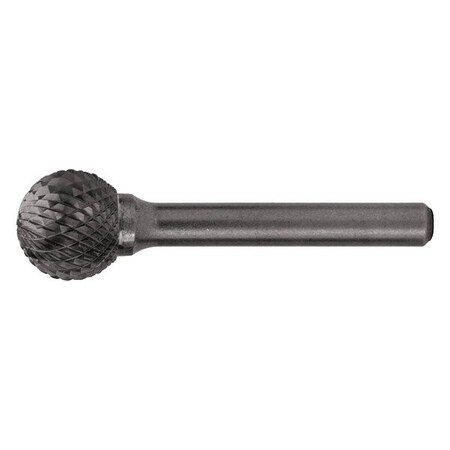 Cle-Line 1x1/4 Hardened Steel Shank Double Cut Carbide SD-9 Cle-Line 1853 Ball Shaped Bur C10066