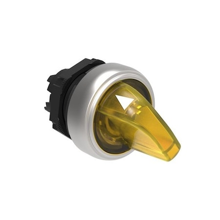 Lovato Illum. Sel. 2 Pos. Maintained Yellow, 10PK LPCSL1205