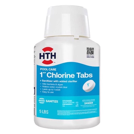 Hth HTH Pool Care 1" Tablet Chlorinating Chemicals 5 lb 42047