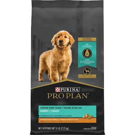 Purina Pro Plan Shredded Blend 6 Lb. Chicken & Rice Flavor Dry Puppy Food 381420