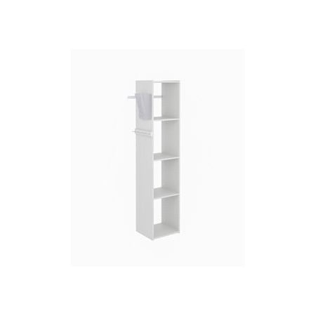 Easy Track Utility Tower Closet Kit, White 680103-WH