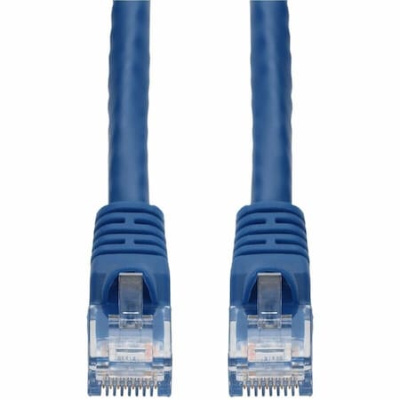 Add-On 6IN BLUE CAT 6 PVC ETHERNET CABLE SNAGLESS BUBBLE BOOT RJ-45 M/M ADD-0-5FCAT6-BE