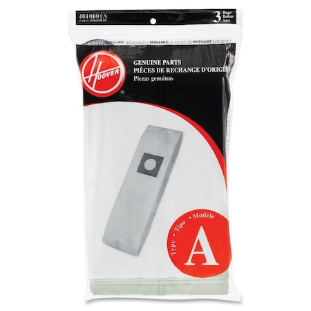 Hoover Vacuum Bag, 3 PK 4010001A
