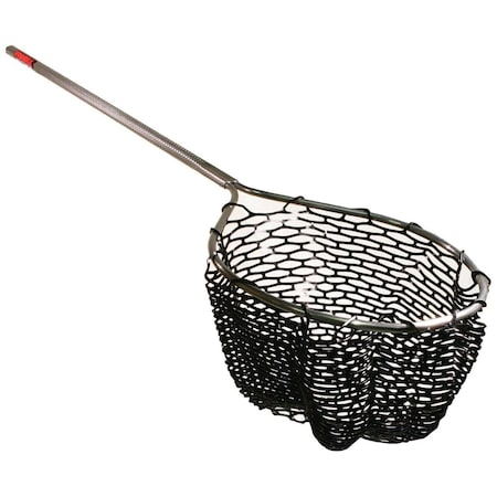 Frabill 17 x 19 in. Rubber Teardrop Landing Net, Black 3059