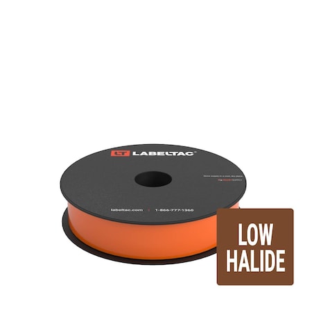 Labeltac Low Halide Supply 1in x 150ft LT4/Pro X, Orange LT106LH