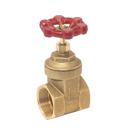 Proline Series Brass 1-1/2-in FIP x 1-1/2-in FIP Heavy Duty Gate Valve Lead-Free 100-007NL