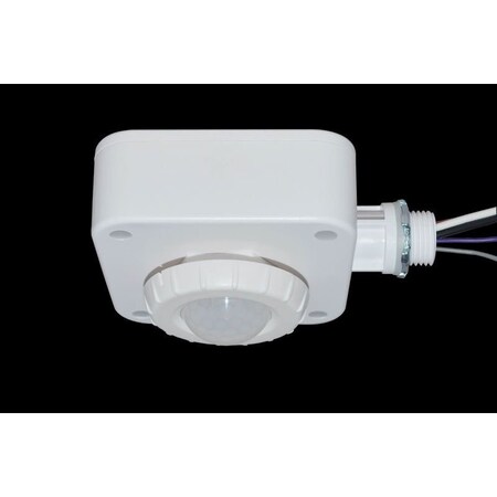 Westgate 0-10V PIR 120-277V IP66 KNUCKLE SENSOR DIP & RC, White WEC-3PR-60