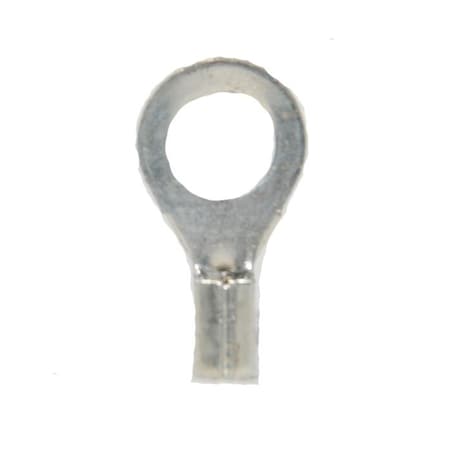Hillsdale Terminal Ring Terminal, 1/4 in Stud Size, 14 AWG, 600 V, 1000 PK 10114EBZ