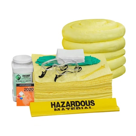 Enpac 50-Gallon Wheeled Poly SpillPack Spill Kit, Refill, Aggressive 1451-RF