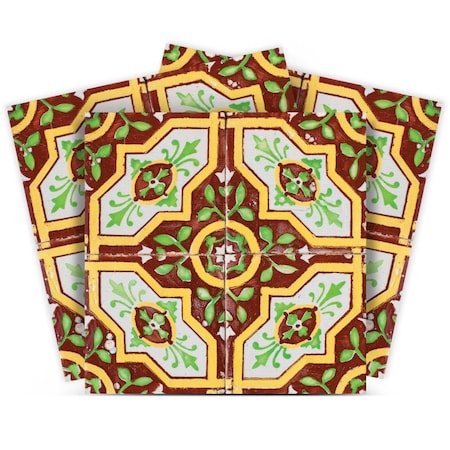 Homeroots 8" X 8" Gloria  Removable  Peel and Stick Tiles 400354