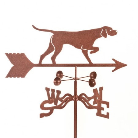 Classic Accessories Pointer Dog Weathervane with Post Mount VE739191