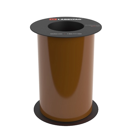Labeltac High Performance 10-Year Vinyl Supply 8in x 75ft LTOnly, Brown LT810HP-C