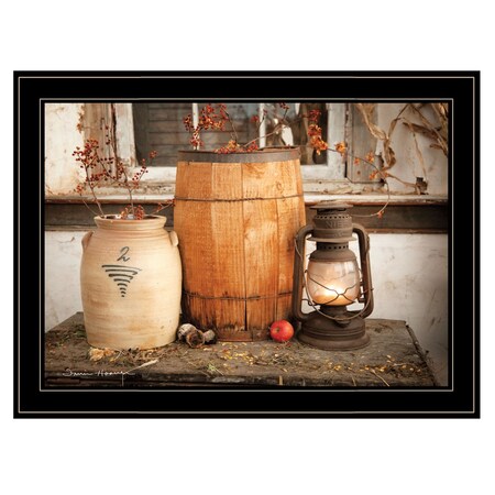 Homeroots The Nail Keg 3 Black Framed Print Wall Art 406869