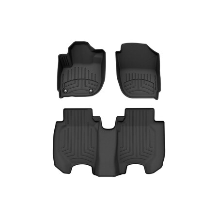 Weathertech Black, Front and Rear FloorLiner HP 44705-1-3IM