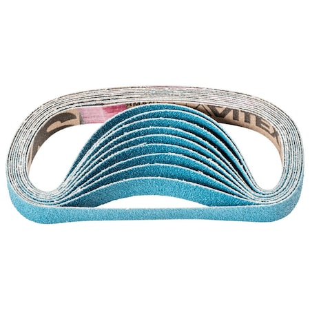 Pferd 1/2'' x 12'' Coated File Belt - Zirconia - 120 Grit 49727