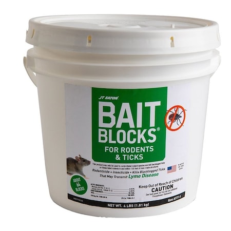 Jt Eaton Bait Block, Wax Block, 4 lb Pail 777-4