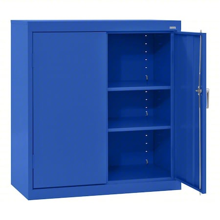 Sandusky Shelf Cabinet, 36 in H, 36 in W, 18 in D, Swing, Three-Point Locking, 2 Shelves CA21361836-06